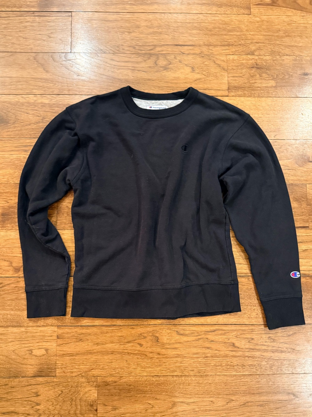 Champion Black Men's Crewneck Sweatshirt